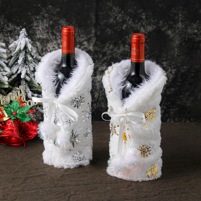 Christmas bottle cover