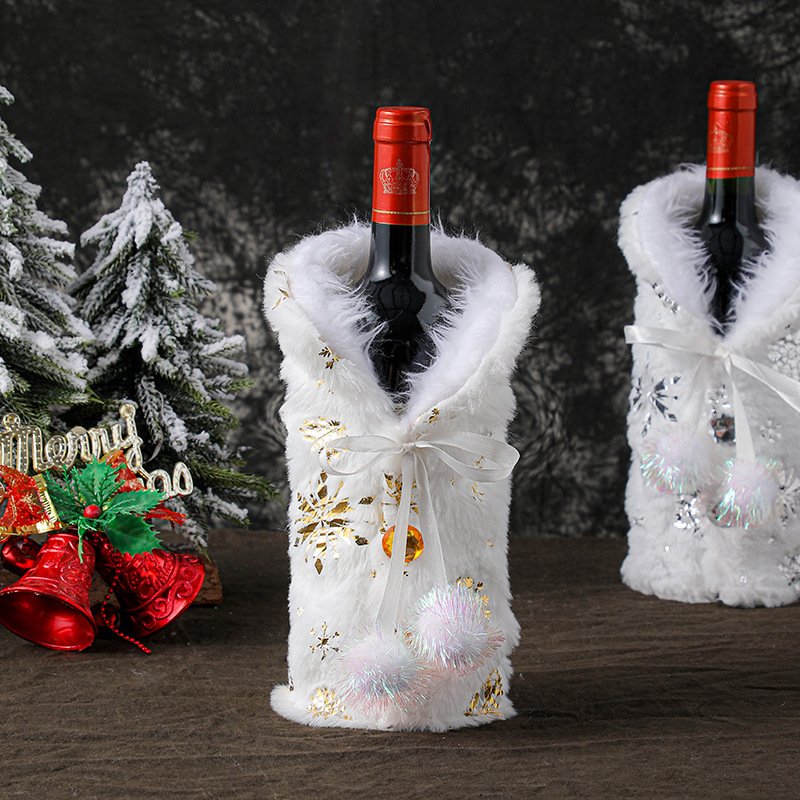 Christmas bottle cover