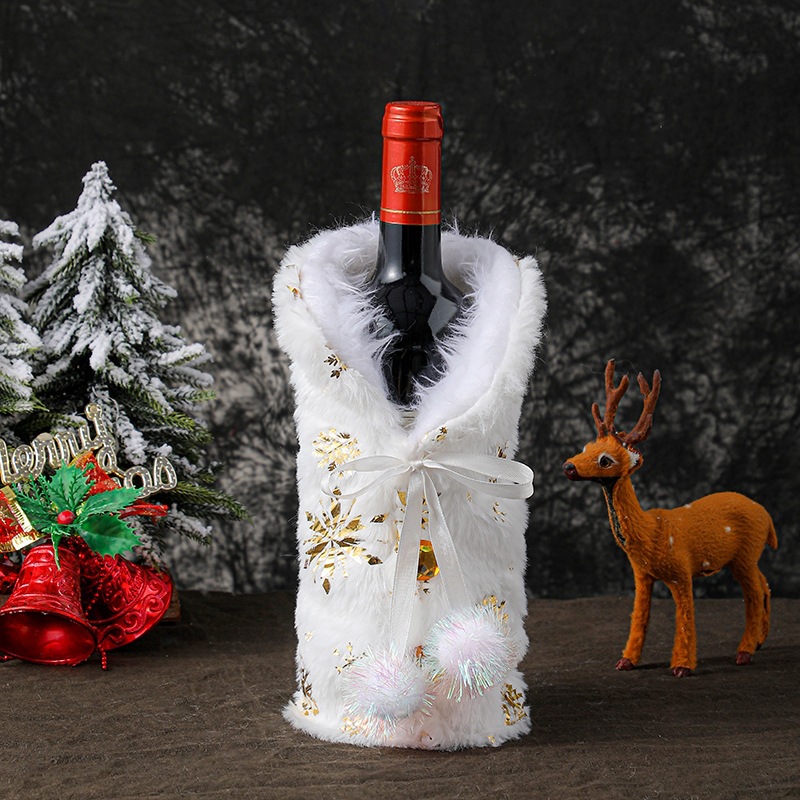 Christmas bottle cover