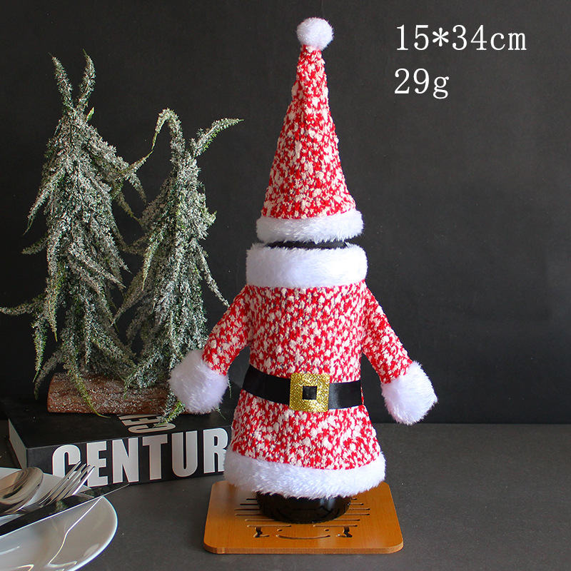 Christmas bottle cover