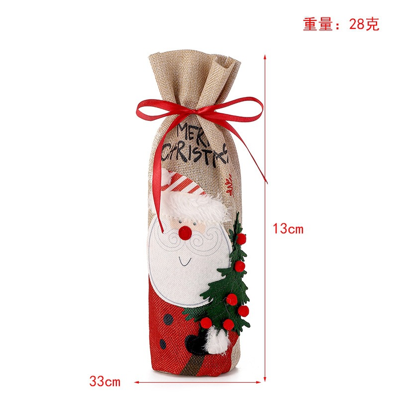 Christmas bottle cover