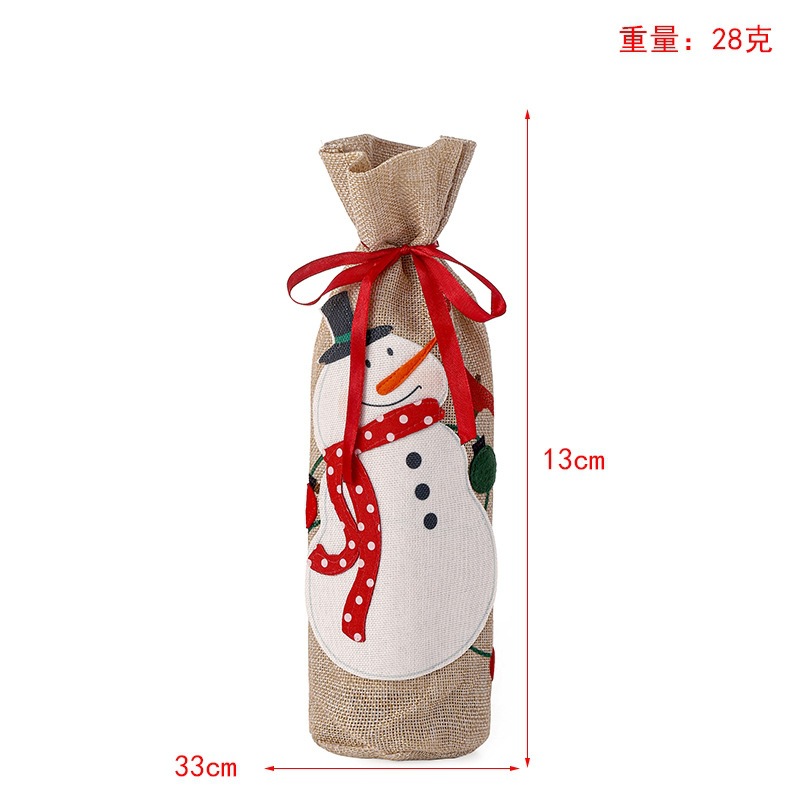 Christmas bottle cover
