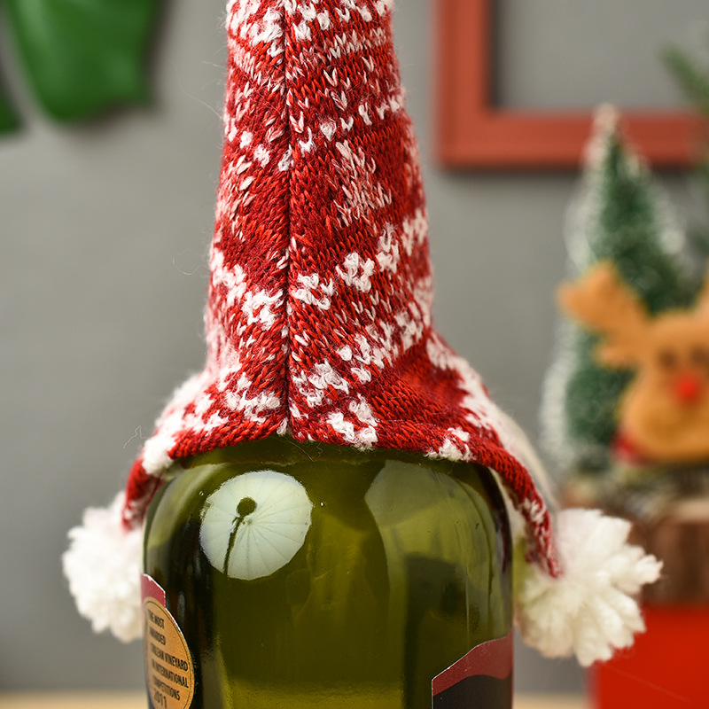 Christmas bottle cover