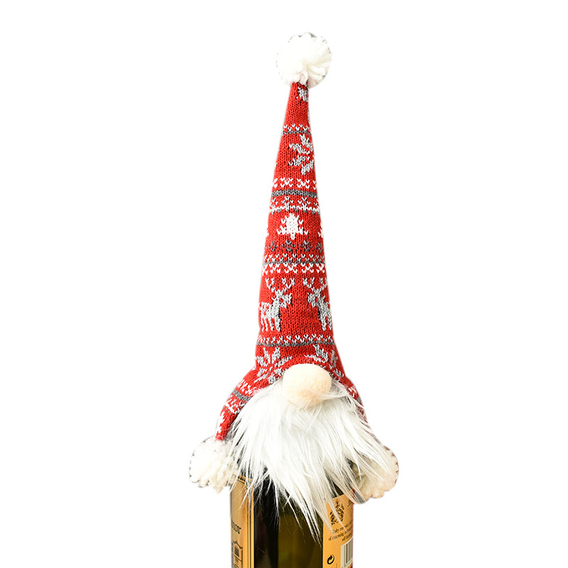 Christmas bottle cover