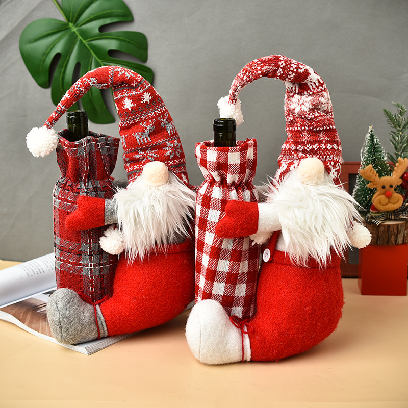 Christmas bottle cover Christmas bottle cover
