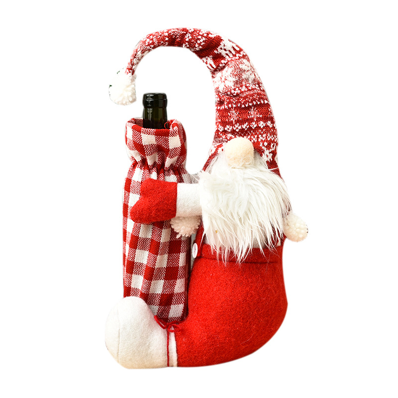 Christmas bottle cover