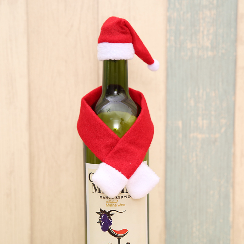 Christmas bottle cover