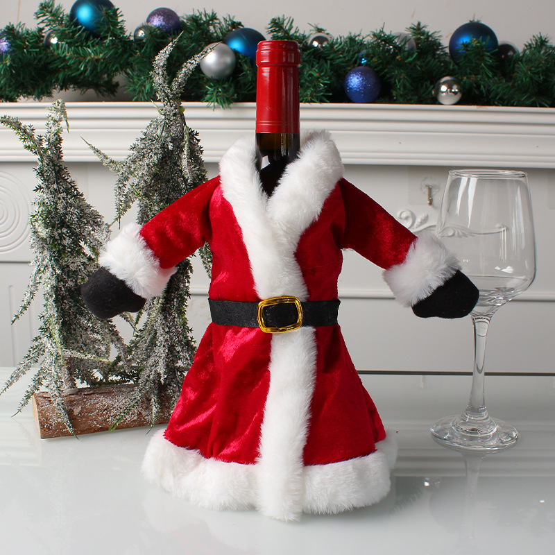 Christmas bottle cover