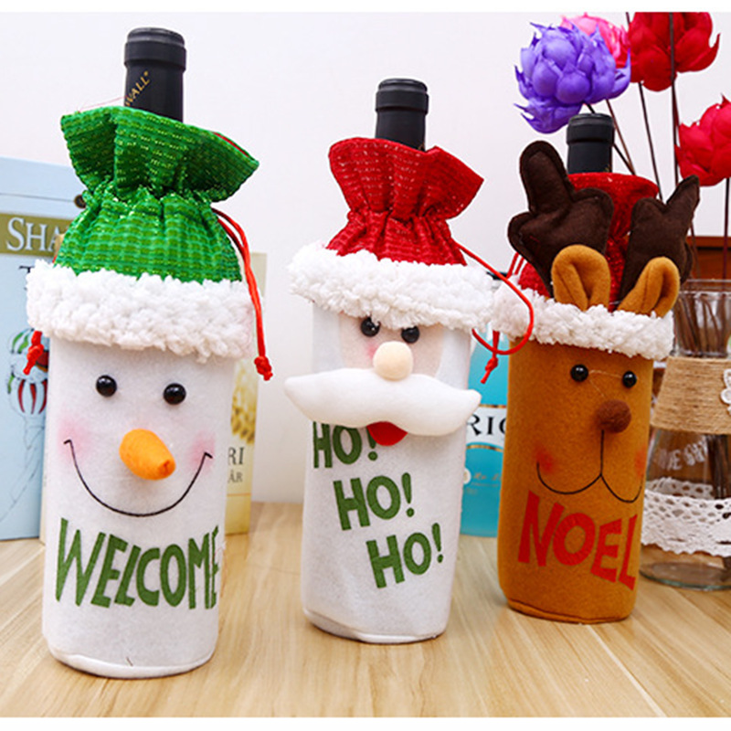 Christmas bottle cover Christmas bottle cover