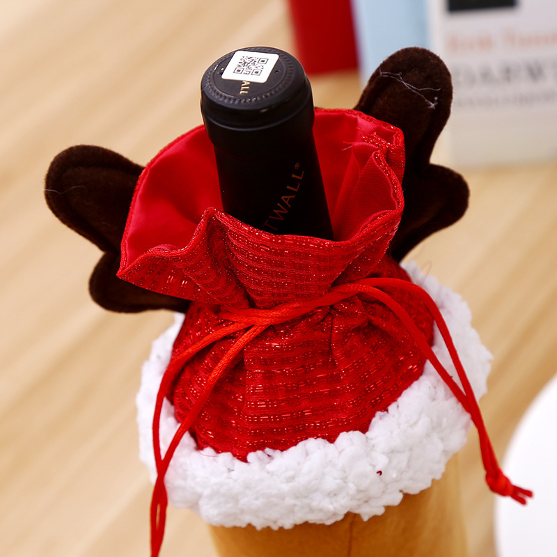 Christmas bottle cover