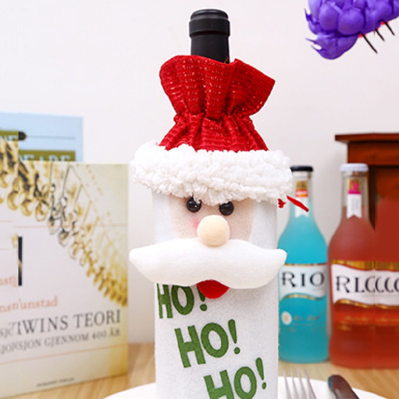 Christmas bottle cover