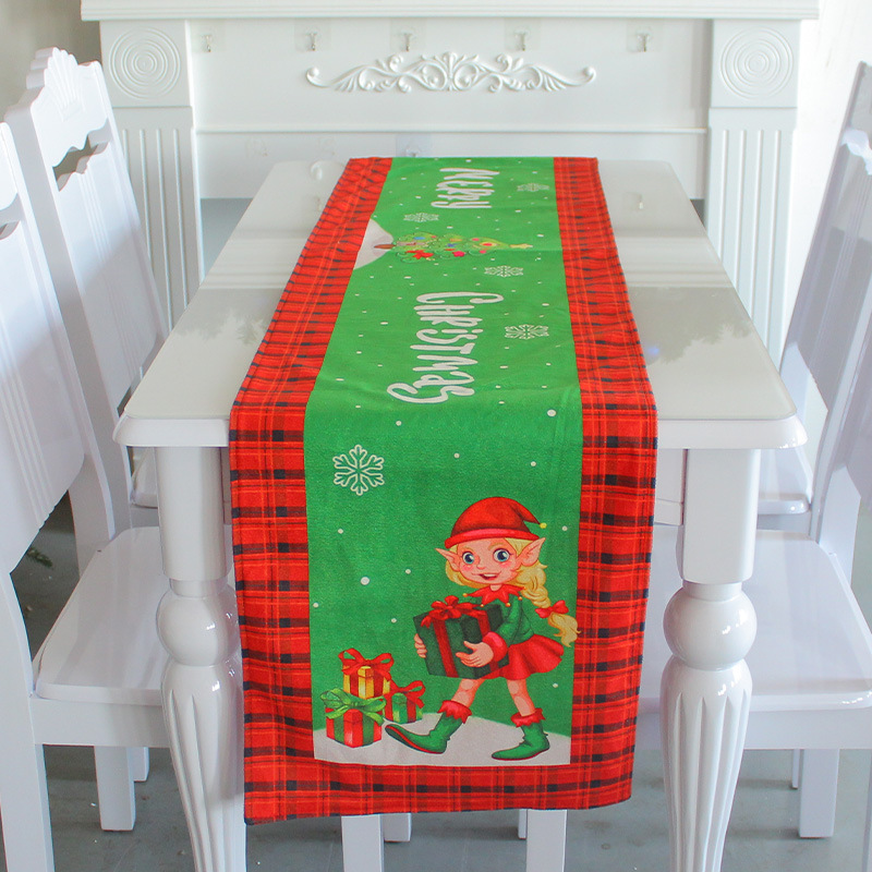 Christmas table cloth Christmas table cloth