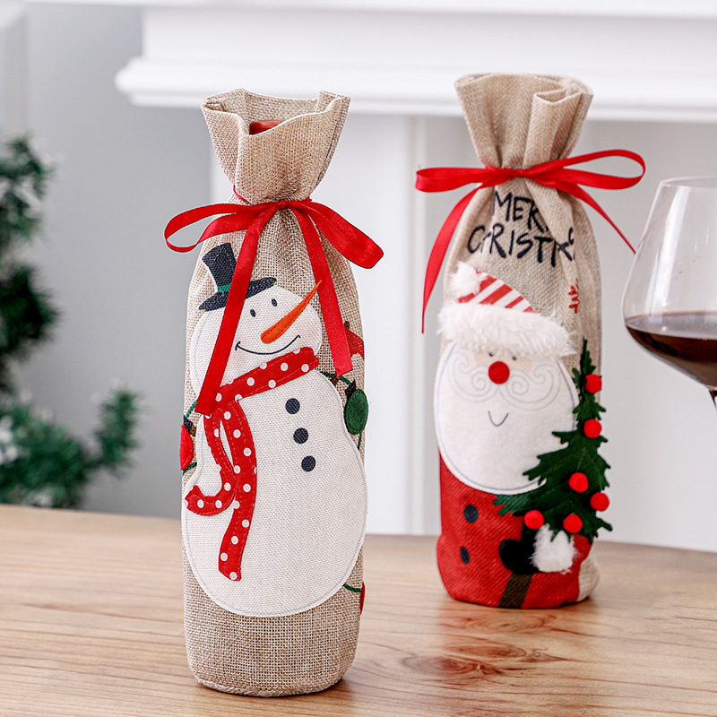 Christmas bottle cover Christmas bottle cover