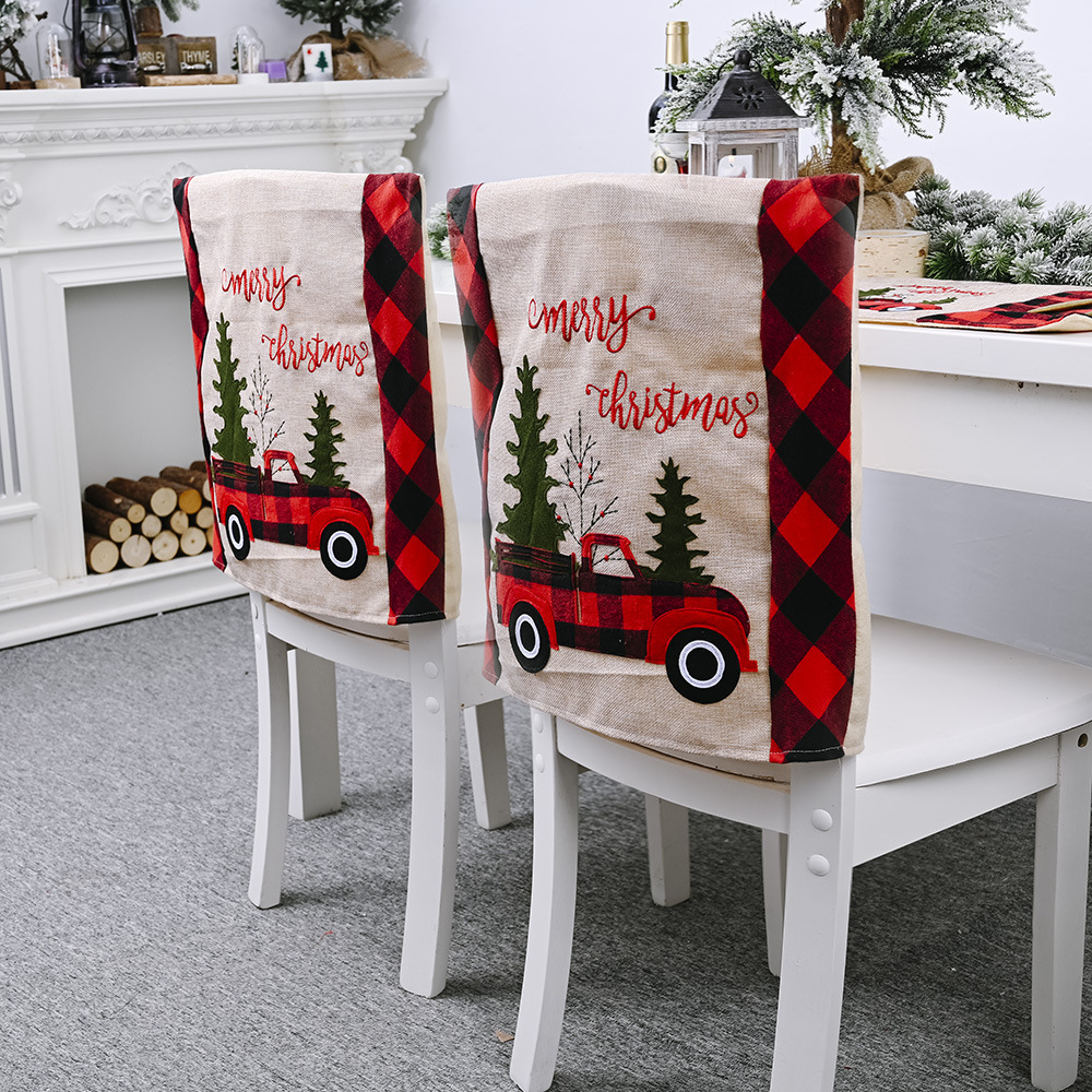Christmas chair cover