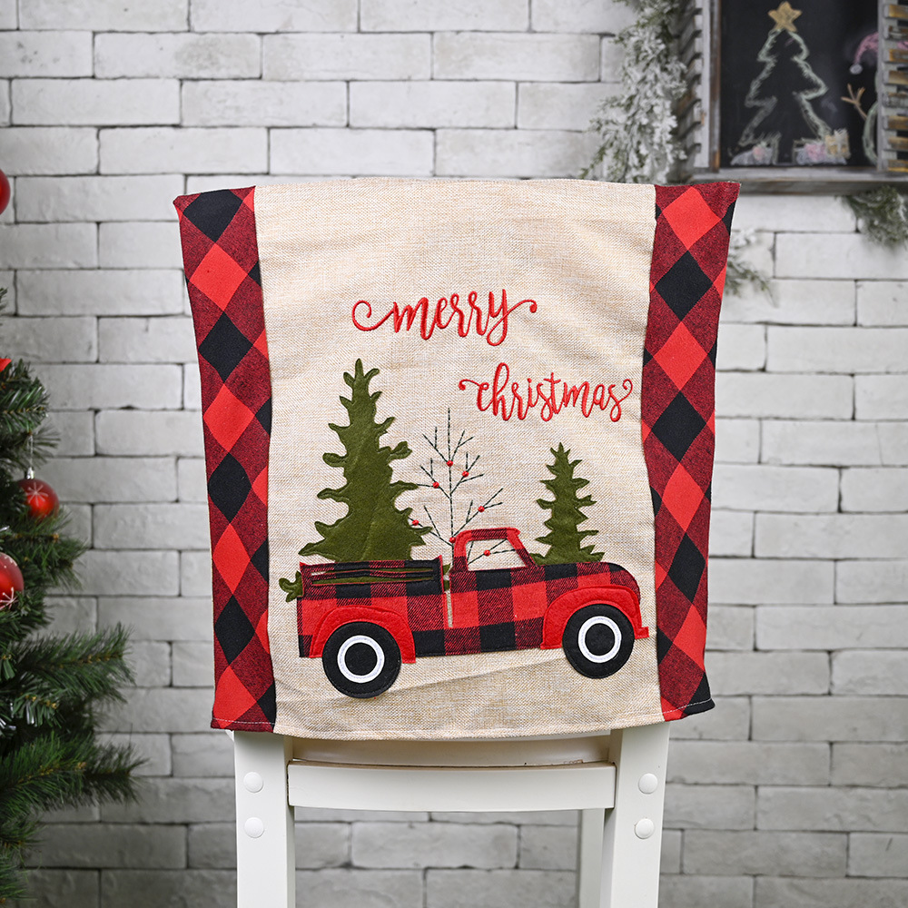 Christmas chair cover Christmas chair cover