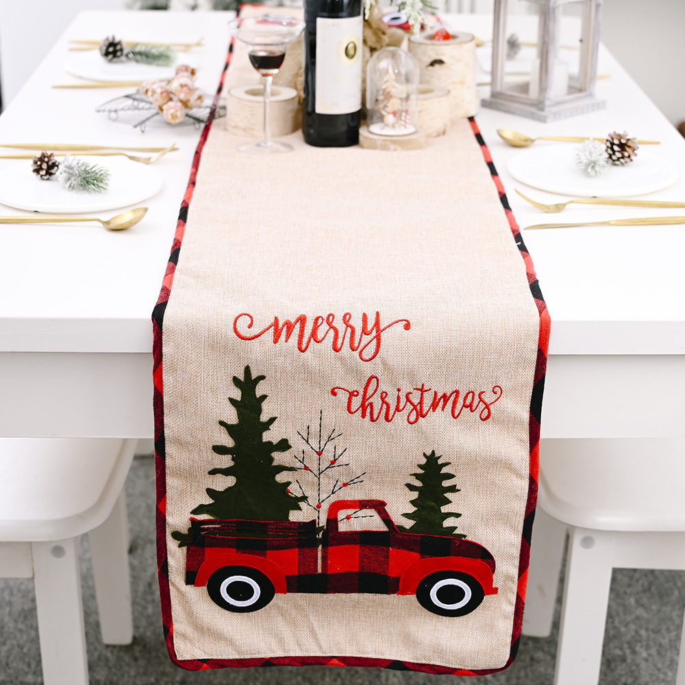 Christmas table cloth Christmas table cloth
