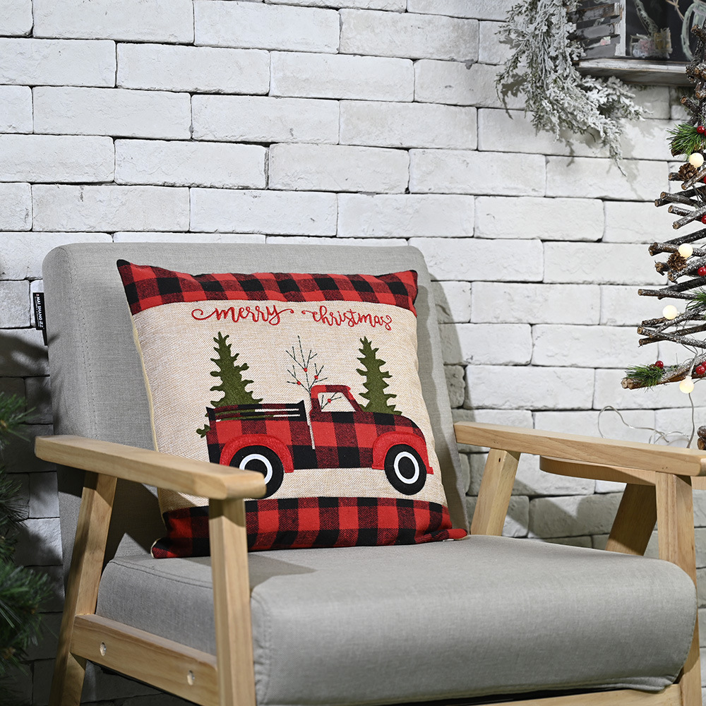 Christmas throw pillow