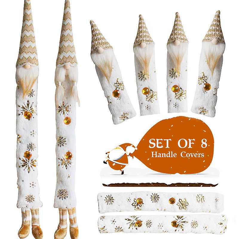 Christmas handle eight piece cover set
