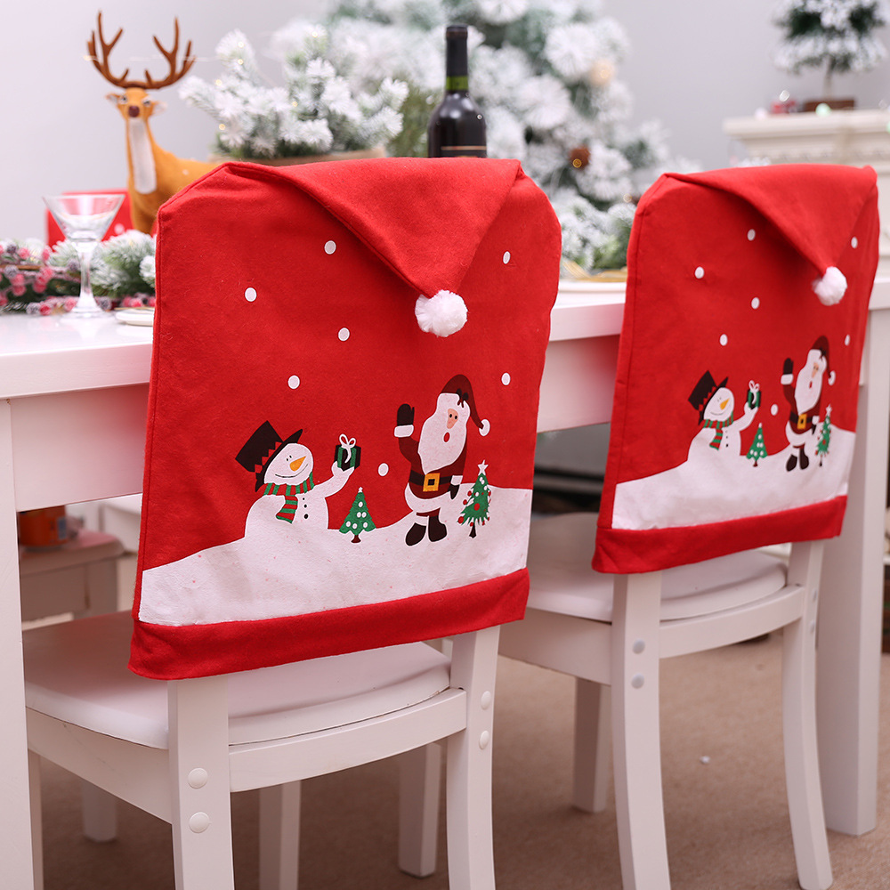 Christmas chair cover Christmas chair cover