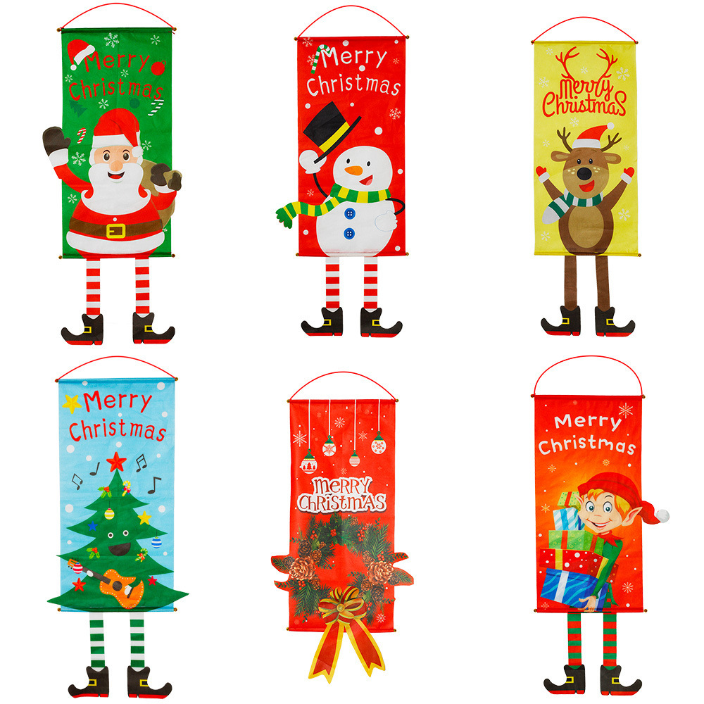 Christmas hung cloth Christmas hung cloth