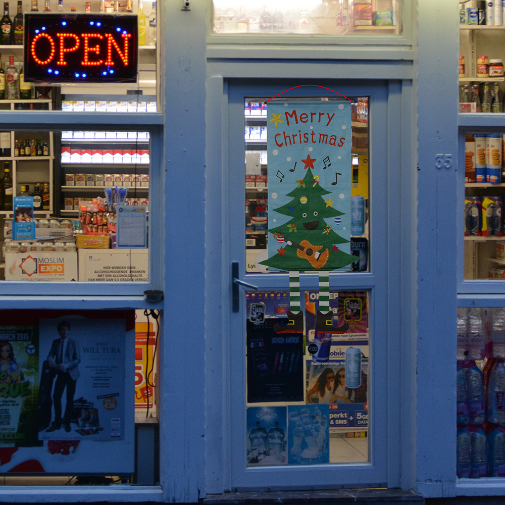 Christmas hung cloth