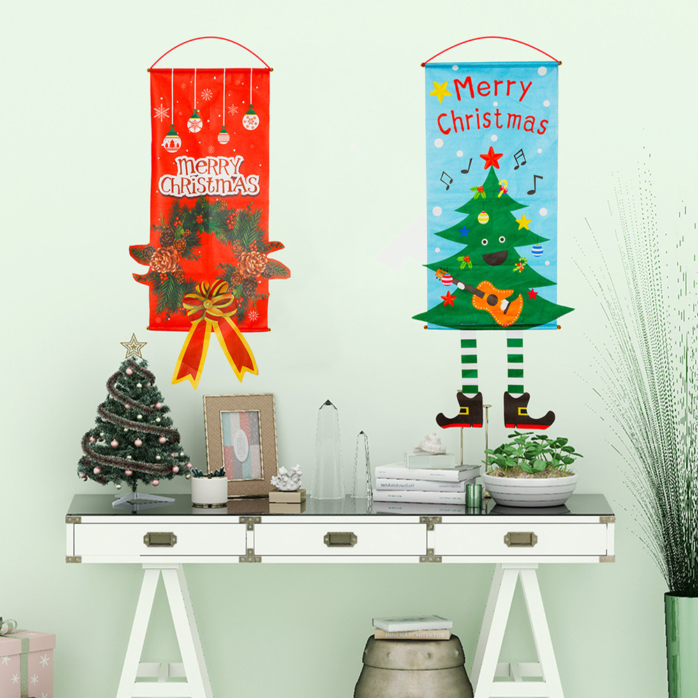 Christmas hung cloth