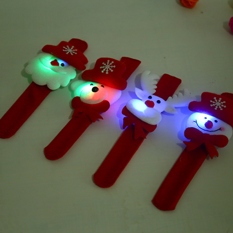 Christmas LED snowman bracelet