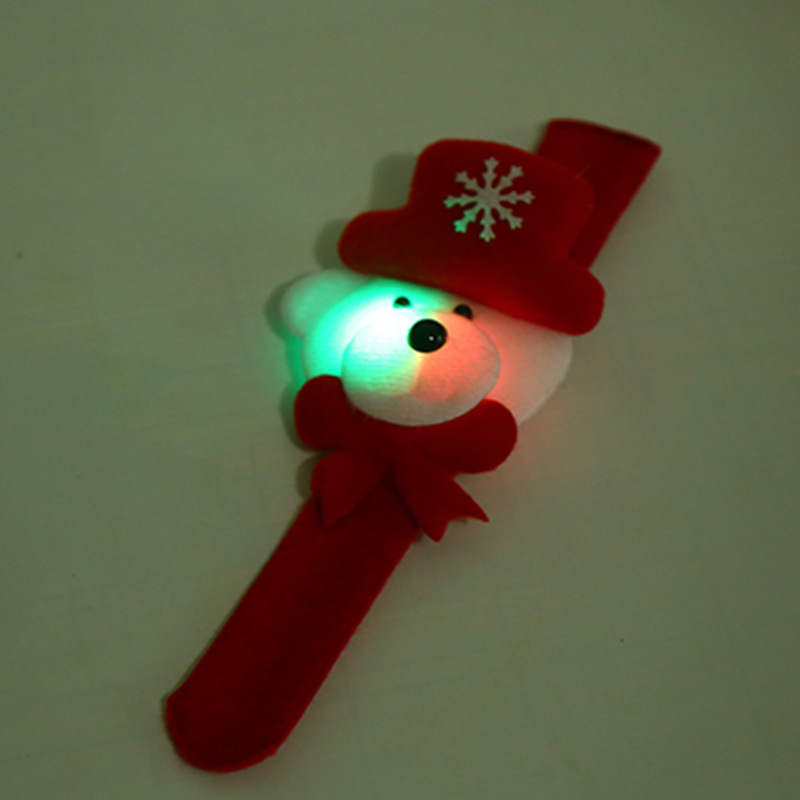 Christmas LED snowman bracelet