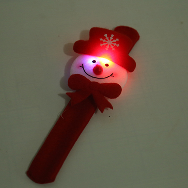 Christmas LED snowman bracelet