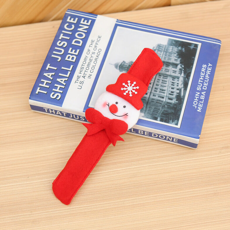 Christmas LED snowman bracelet