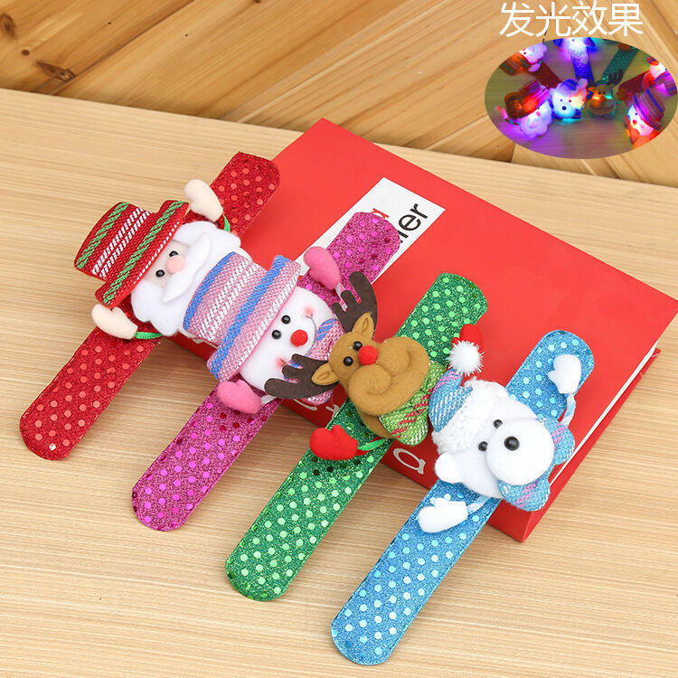 Christmas LED snowman bracelet