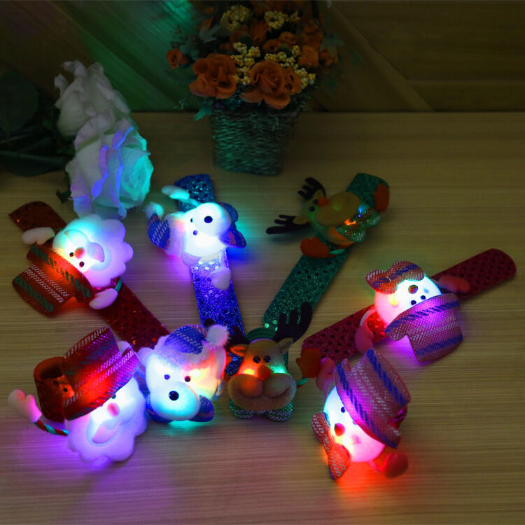 Christmas LED snowman bracelet