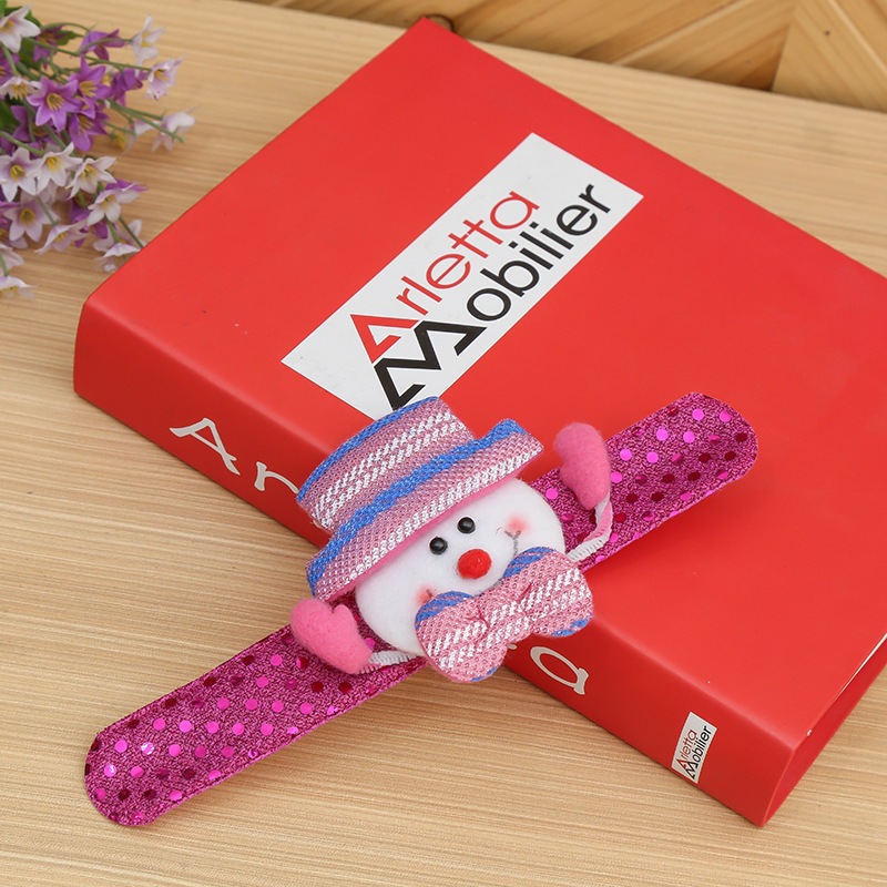 Christmas LED snowman bracelet