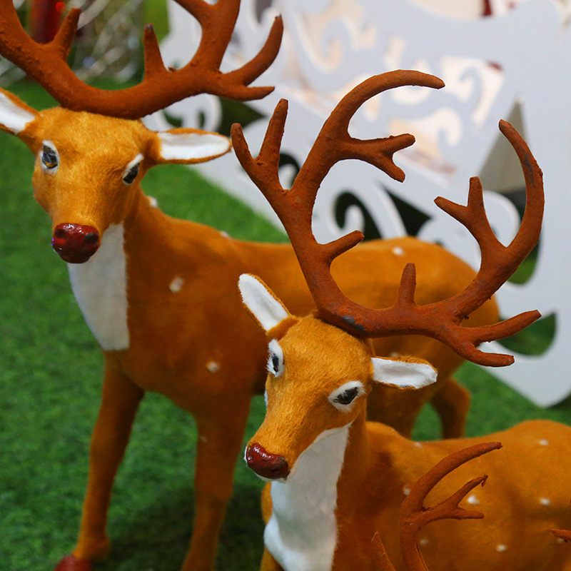 Christmas deer ornament