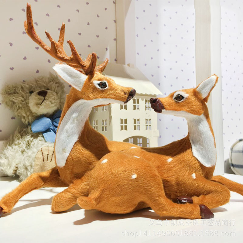 Christmas deer ornament
