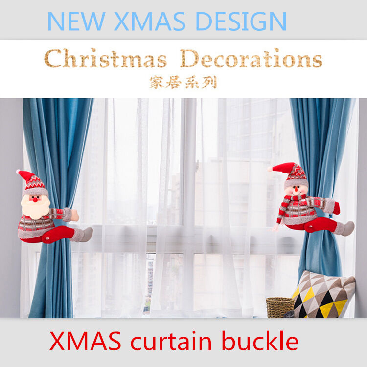 Christmas curtain buckle