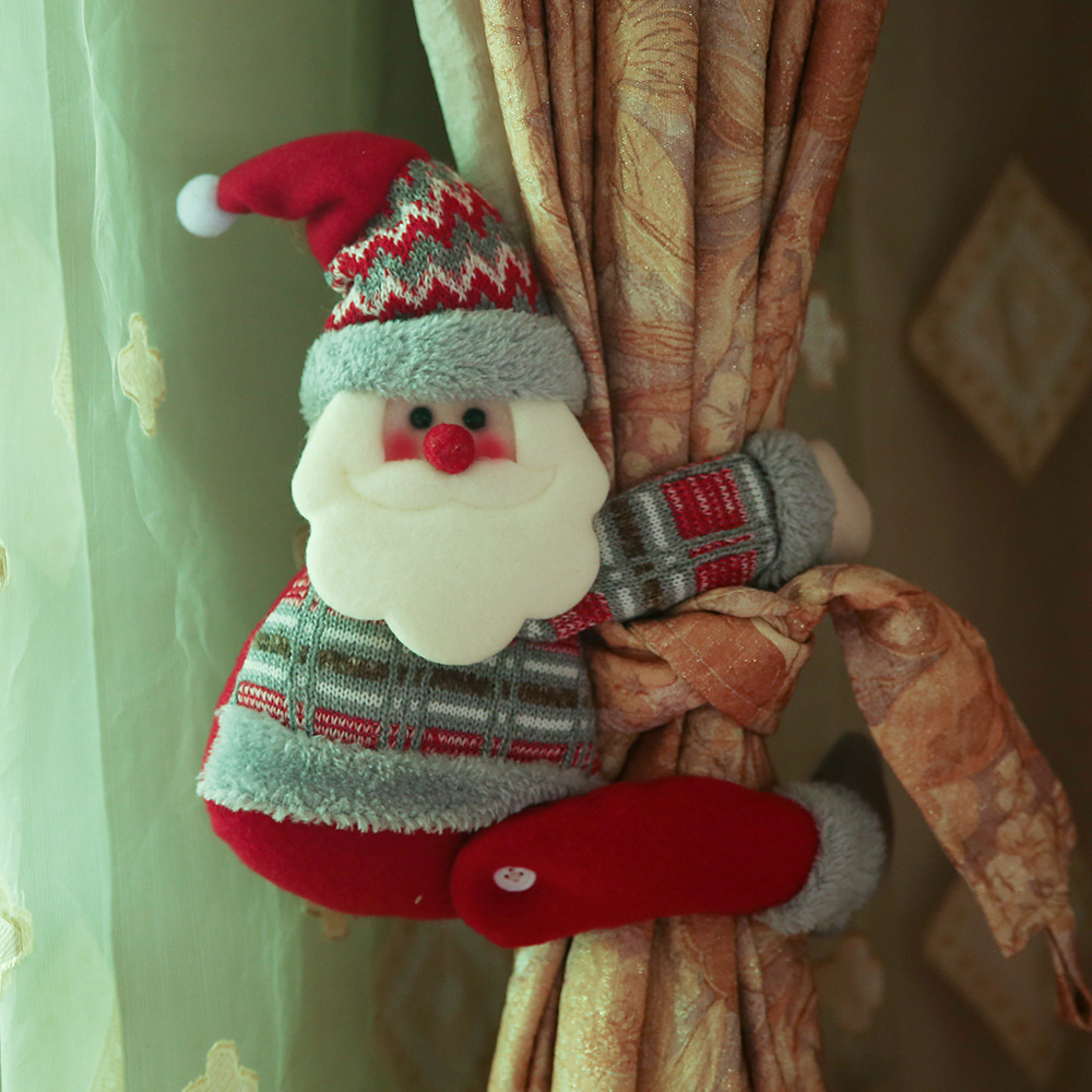 Christmas curtain buckle