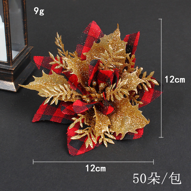 Christmas flower ornament