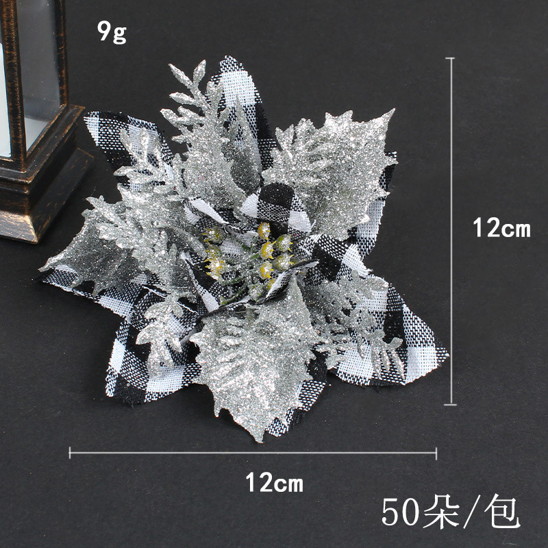 Christmas flower ornament