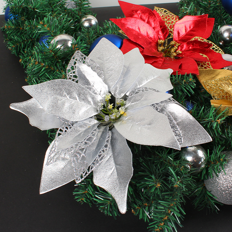 Christmas flower ornament