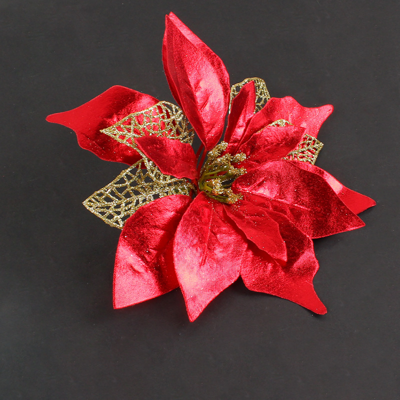 Christmas flower ornament