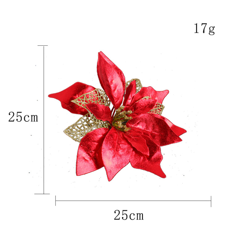 Christmas flower ornament