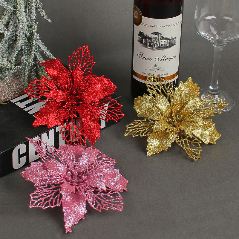 Christmas flower ornament