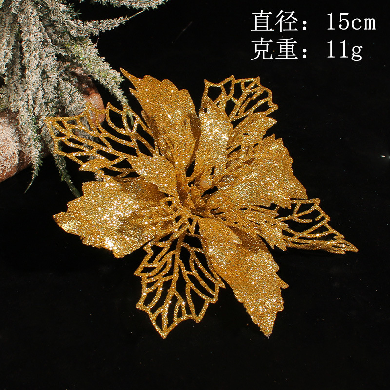 Christmas flower ornament