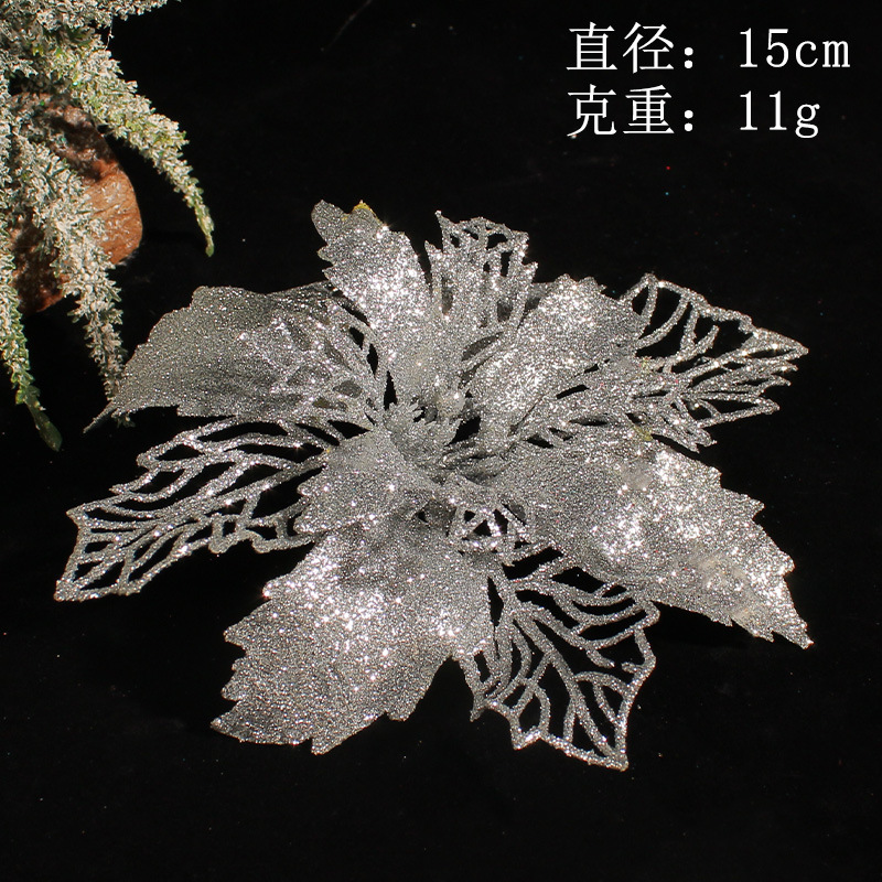 Christmas flower ornament