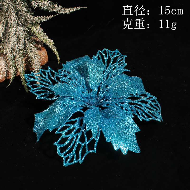 Christmas flower ornament