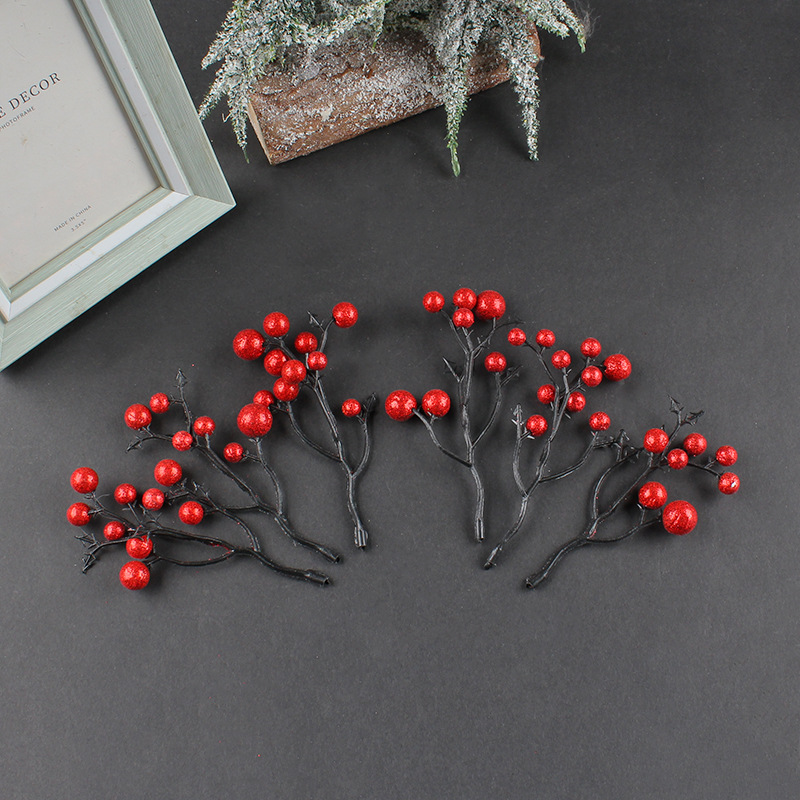 Christmas tree branch ornament