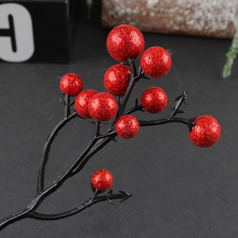 Christmas tree branch ornament