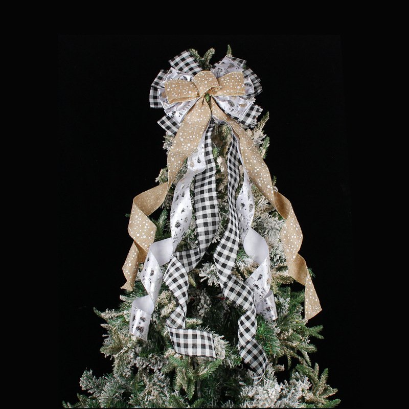 Christmas tree ornament butterfly knot