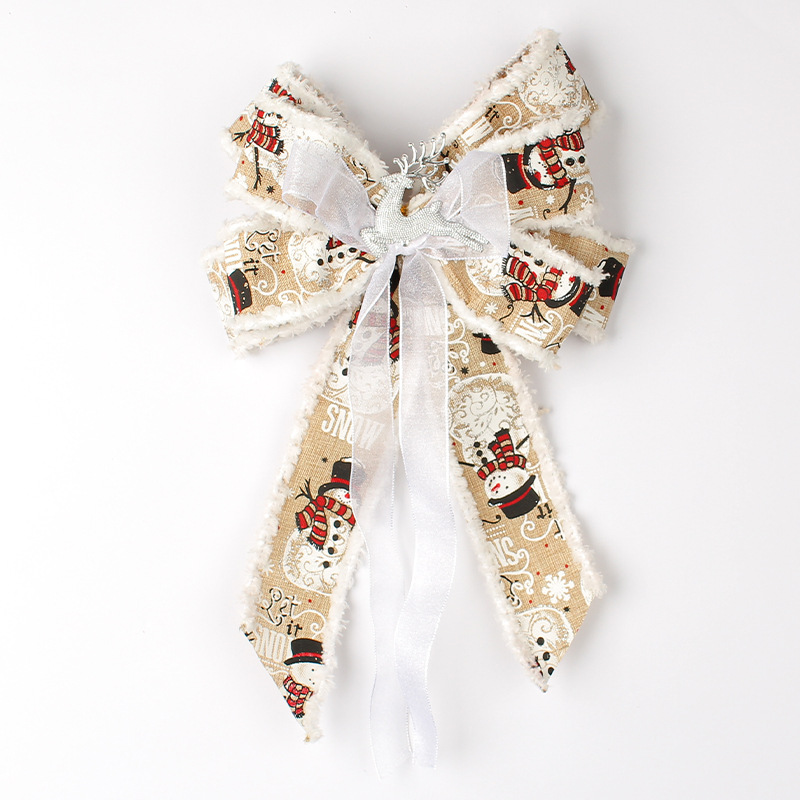 Christmas tree ornament butterfly knot